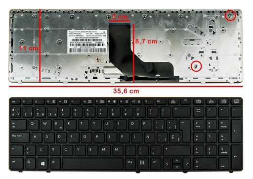EAN 8435597409455 - Portatilmovil TECHP6560B refacción para laptop Teclado imagen 1