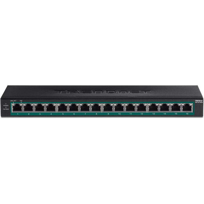 EAN 0710931161960 - Trendnet TPE-TG160H switch No administrado Gigabit Ethernet (10/100/1000) Energía sobre Ethernet (PoE) 1U imagen 2