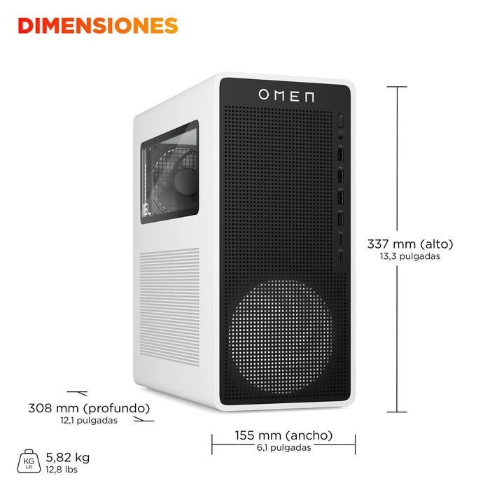 EAN 199764264404 - HP OMEN 16L Gaming Desktop PC TG03-0088ns PC Intel Core Ultra 5 225F 16 GB DDR5-SDRAM NVIDIA GeForce RTX 5 imagen 5