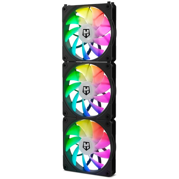 EAN 8436587973949 - NOX Hummer EASY LINK Carcasa del ordenador Refrigerador de aire 12 cm Negro 3 pieza(s) imagen 2