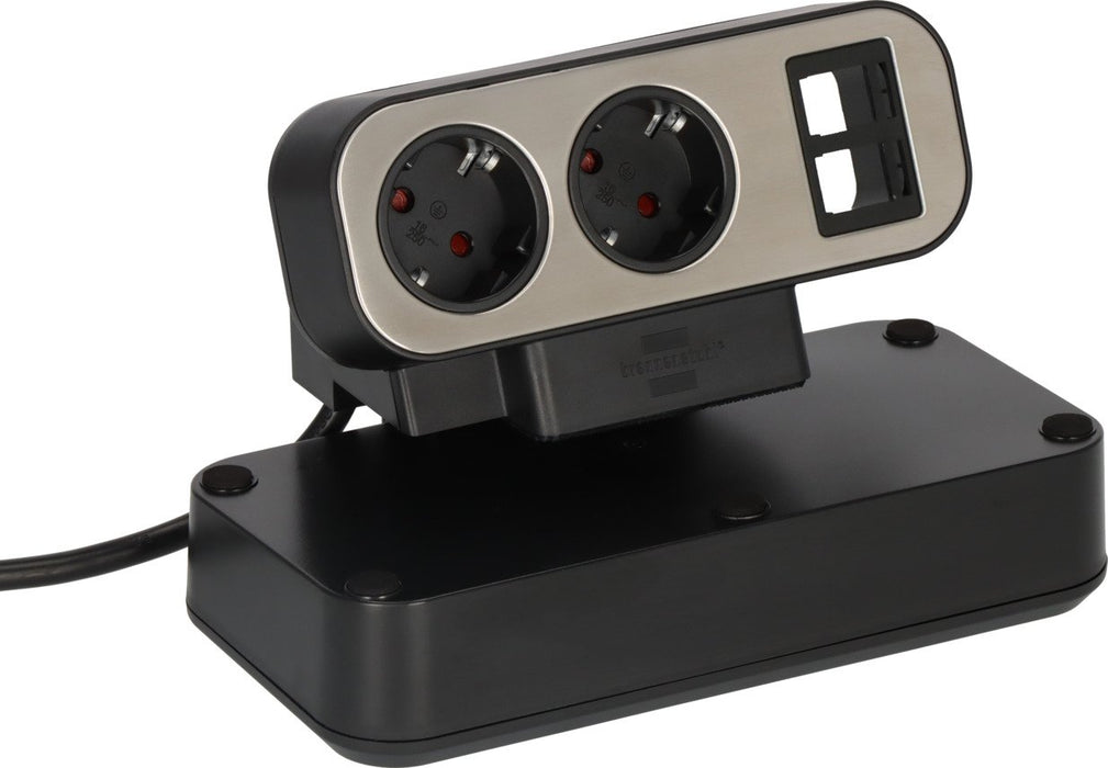 EAN 4007123682140 - Brennenstuhl 1153580100 base múltiple 2 m 10 salidas AC Interior Negro, Plata imagen 6