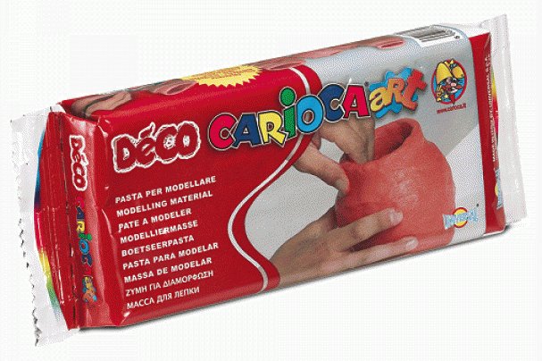 EAN 8003511309978 - Carioca 30997/21 compuesto para cerámica y modelaje Pasta de modelar 1 kg Terracota 12 pieza(s) imagen 1
