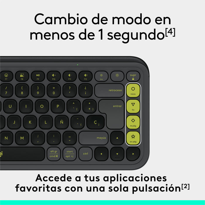 EAN 5099206127562 - Logitech 920-013068 teclado Universal Bluetooth QWERTY Español Grafito imagen 5