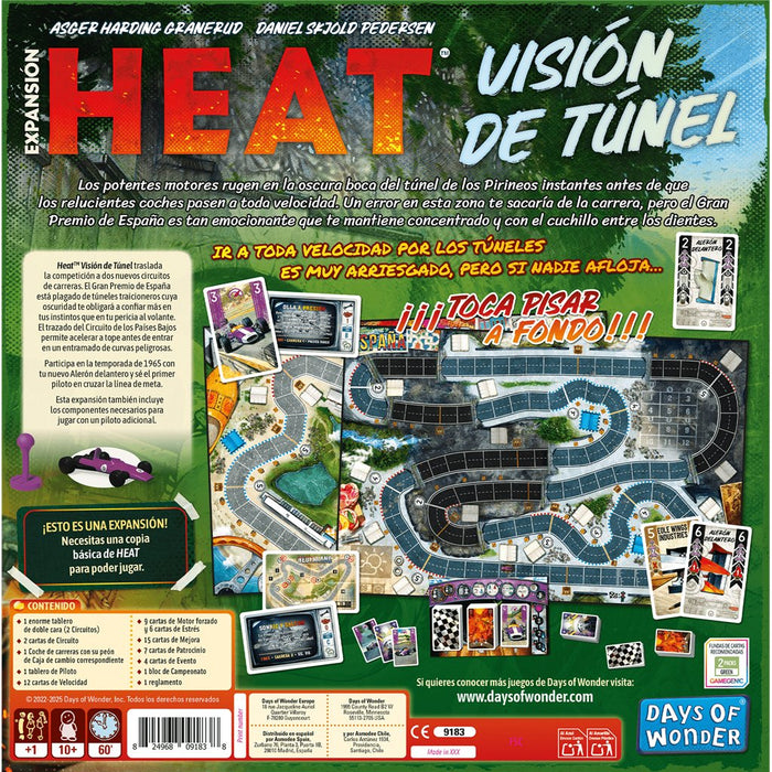 EAN 0824968091838 - Asmodee DW9131 Heat Juego de mesa Carrera imagen 3