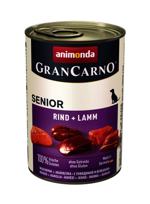 EAN 4017721827379 - animonda GranCarno 82737 alimento húmedo para perros Ternera, Cordero Adulto 400 g imagen 1