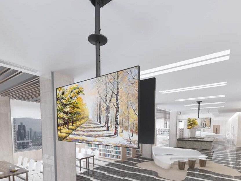 EAN 4015867207970 - Equip 650370 soporte para pantalla de señalización 165,1 cm (65") Negro imagen 4