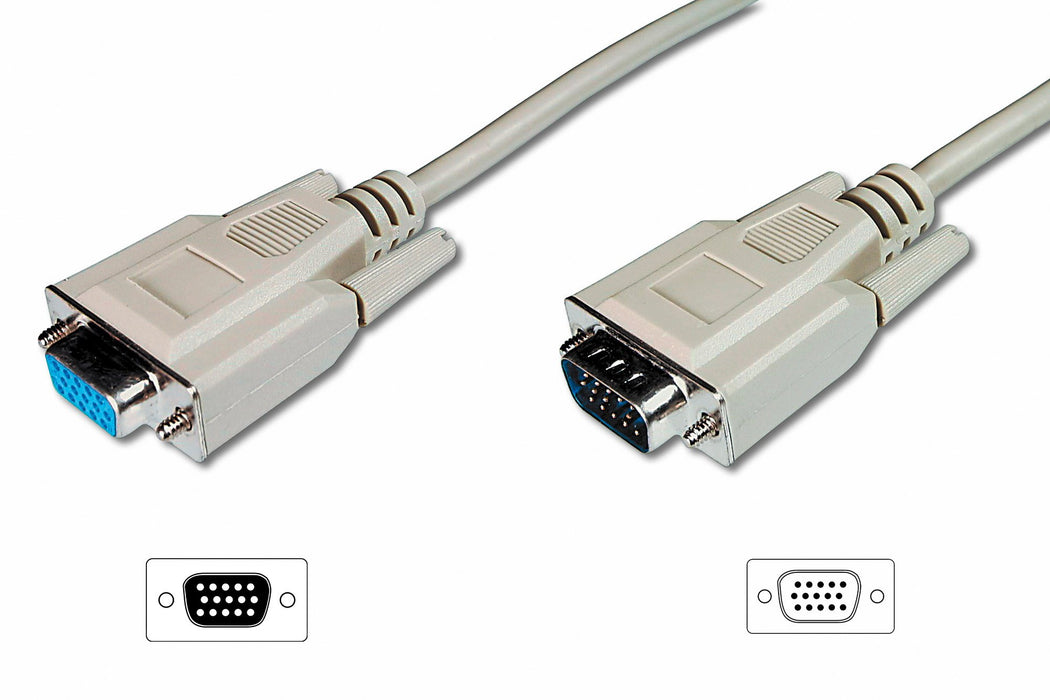 EAN 4016032286752 - Digitus AK-310200-018-E cable VGA 1,8 m VGA (D-Sub) Beige imagen 1