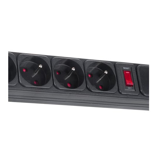 EAN 5902211111214 - Maclean MCE219 base múltiple 1,5 m 5 salidas AC Interior Negro imagen 2