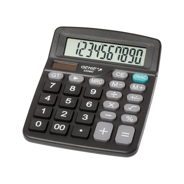 EAN 4015468126328 - Genie 220 MD calculadora Escritorio Calculadora básica Negro imagen 3