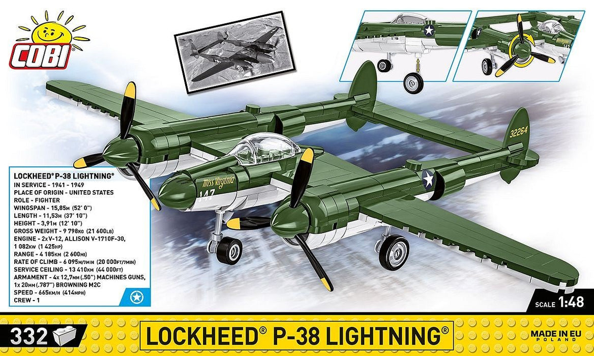 EAN 5902251058821 - COBI Lockheed P-38 Lightning imagen 4