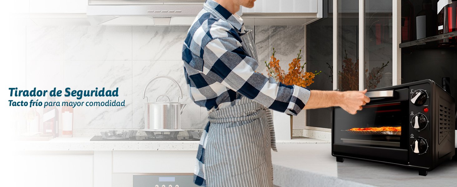 EAN 8426156012704 - Grunkel HR-23HN horno tostador 23 L 1600 W Negro imagen 6