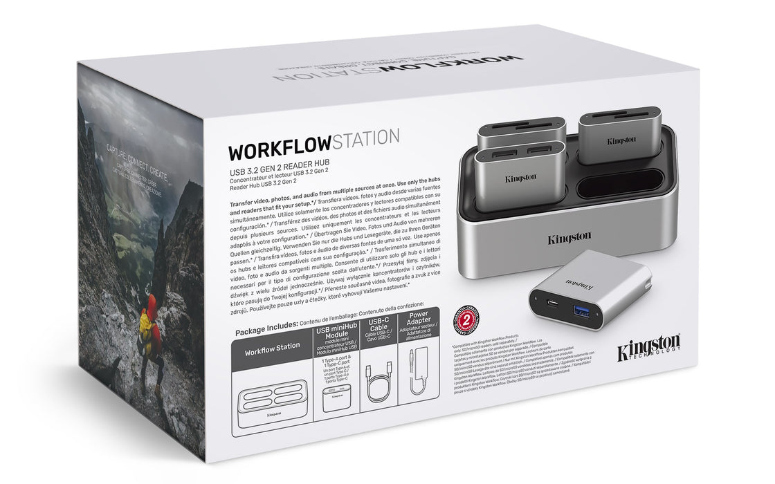 EAN 740617341140 - Kingston Technology WFS-S base para portátil y replicador de puertos Alámbrico USB 3.2 Gen 2 (3.1 Gen 2) T imagen 6