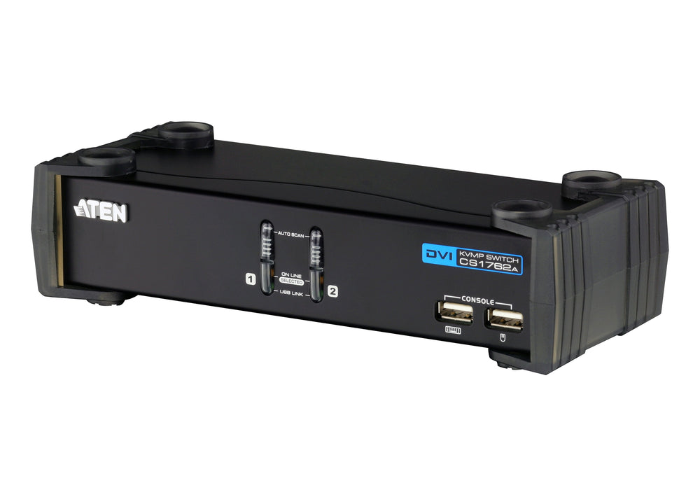 EAN 0132018257784 - ATEN CS1762A interruptor KVM Negro imagen 1