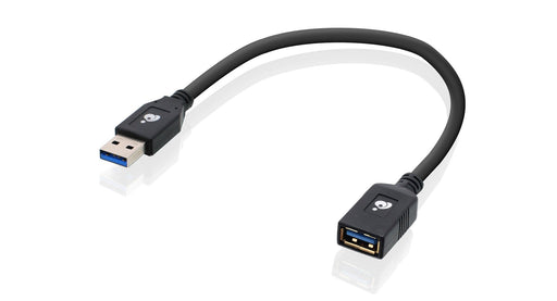 EAN 0881317516022 - iogear G2LU3AMF cable USB USB 3.2 Gen 1 (3.1 Gen 1) 0,3 m USB A Negro imagen 1