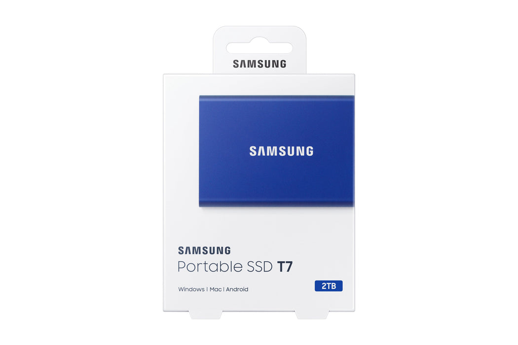 EAN 8806090312403 - Samsung Portable SSD T7 2 TB USB Tipo C 3.2 Gen 2 (3.1 Gen 2) Azul imagen 8