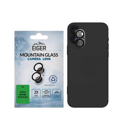 EAN 5055821777193 - EIGER EGSP00983 protector de pantalla o trasero para teléfono móvil Protector para lentes de cámara Apple imagen 1