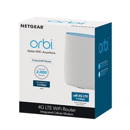 EAN 0606449148015 - NETGEAR LBR20 router inalámbrico Gigabit Ethernet Doble banda (2,4 GHz / 5 GHz) 4G Blanco imagen 2