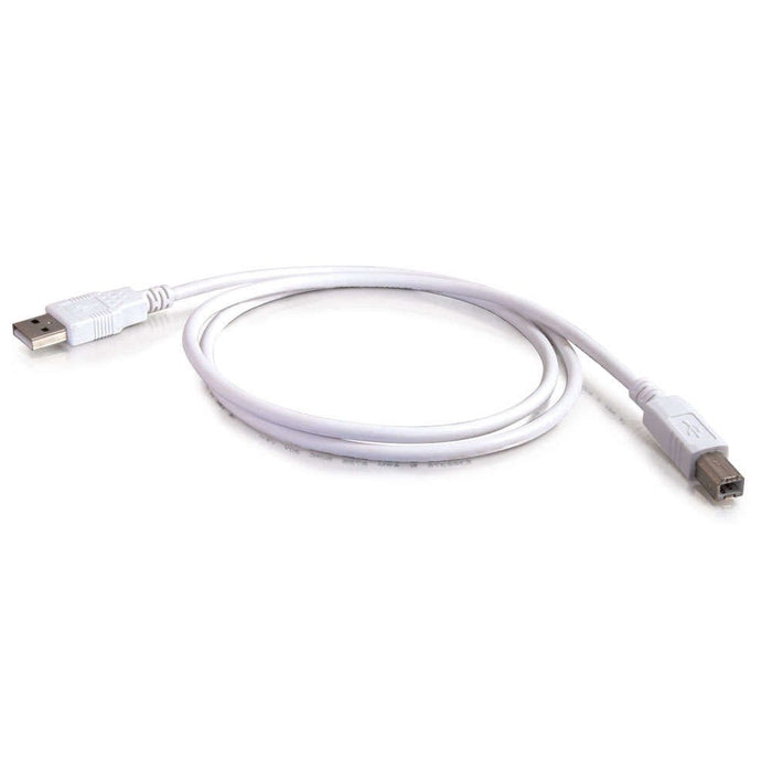 EAN 0757120815624 - C2G 3m USB 2.0 A/B Cable cable USB USB A USB B Blanco imagen 3