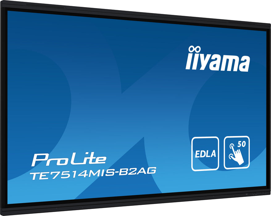 EAN 4948570124039 - iiyama PROLITE TE7514MIS-B2AG Pantalla plana para señalización digital 190,5 cm (75") LCD Wifi 435 cd / m imagen 3