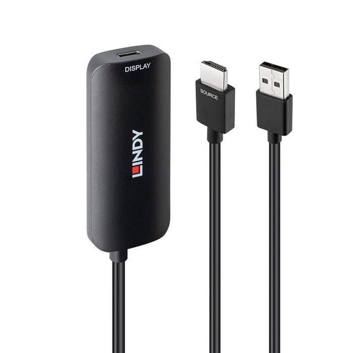 EAN 4002888434232 - Lindy 43423 adaptador de cable de vídeo 0,2 m USB Tipo C HDMI + USB Type-C Negro imagen 1
