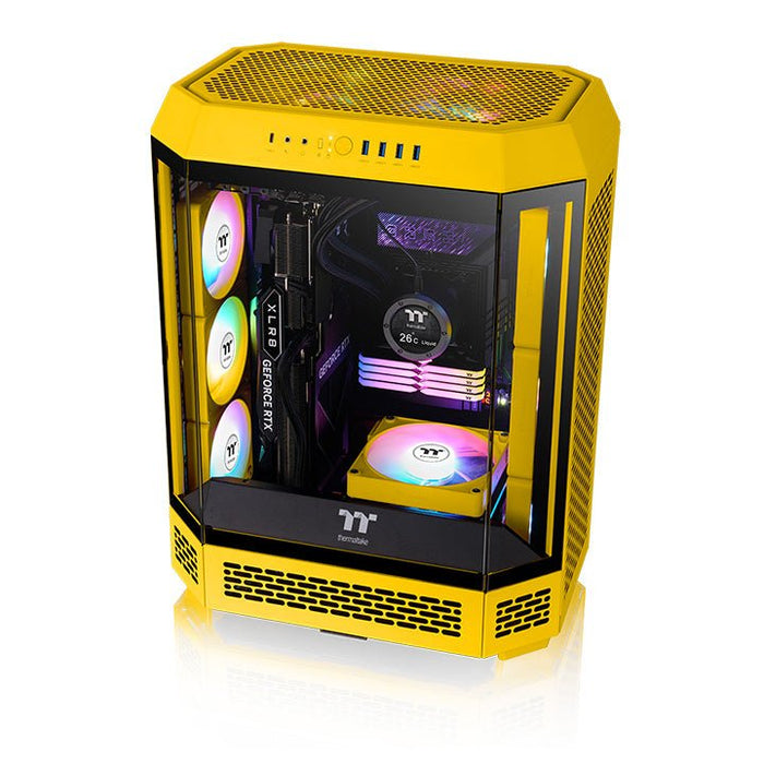 EAN 4711475649491 - Thermaltake CT140 EX ARGB Carcasa del ordenador Refrigerador de aire 14 cm Amarillo imagen 6