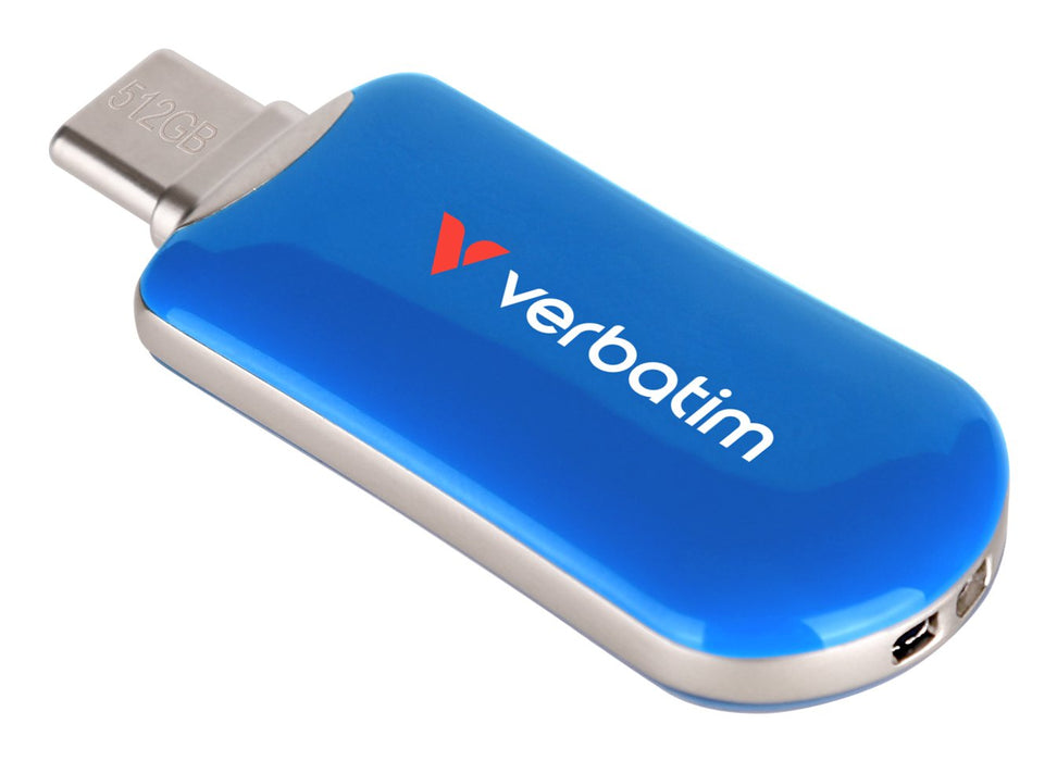 EAN 0023942302353 - Verbatim 30235 unidad flash USB 512 GB USB Tipo C 3.2 Gen 1 (3.1 Gen 1) Azul imagen 3