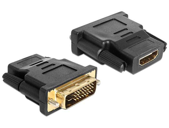 EAN 4043619654666 - DeLOCK 65466 cambiador de género para cable DVI 24+1 HDMI Negro imagen 1