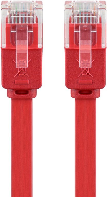 EAN 4040849964121 - Goobay 96412 cable de red Rojo 2 m Cat6 U/UTP (UTP) imagen 2