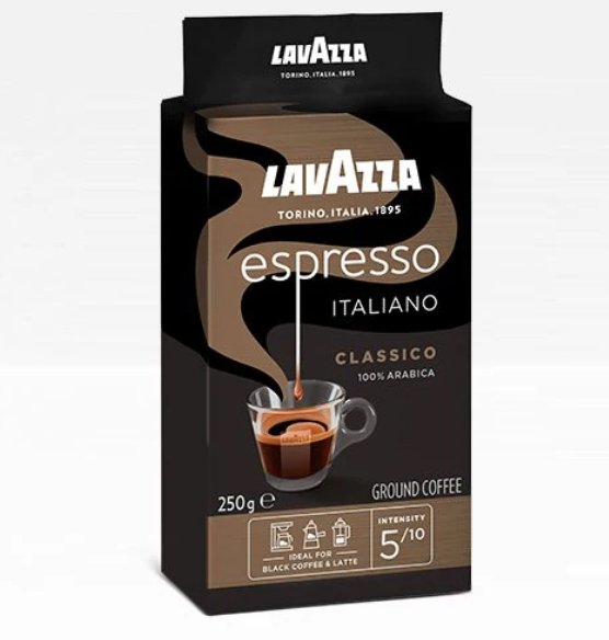 EAN 8000070018747 - Lavazza 5852 café molido 250 g imagen 1