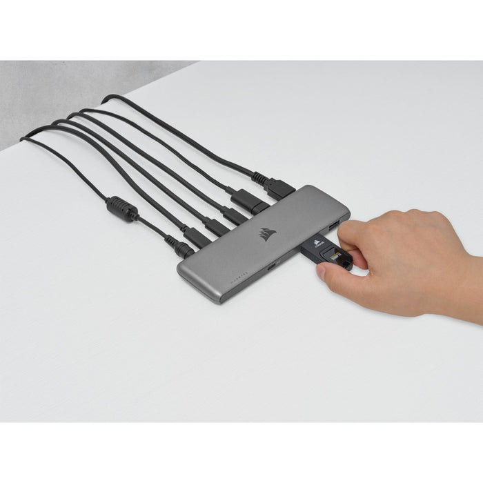 EAN 840006646464 - Corsair USB100 USB 3.2 Gen 1 (3.1 Gen 1) Type-C Negro imagen 10