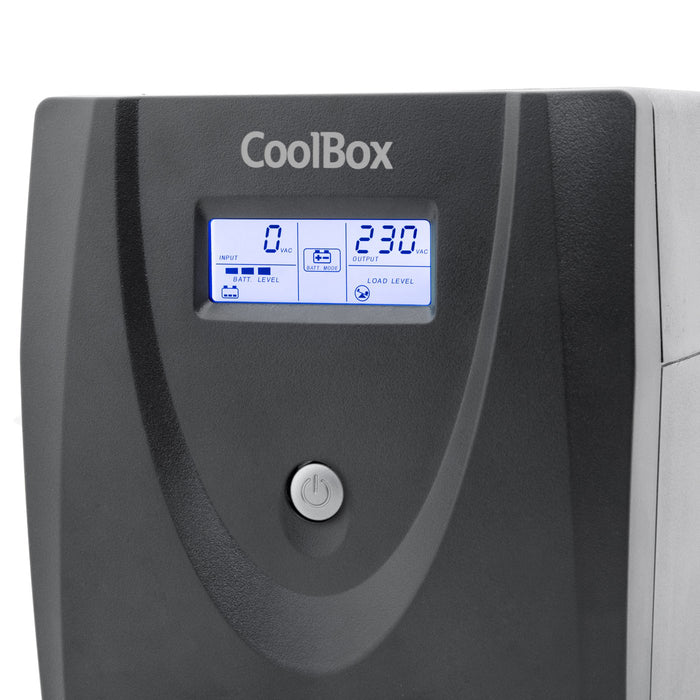 EAN 8436624420887 - CoolBox Guardian 3 800VA/480W sistema de alimentación ininterrumpida (UPS) 0,8 kVA 2 salidas AC imagen 2