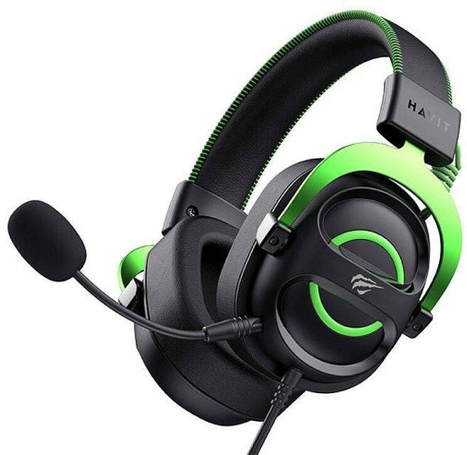 EAN 6939119065164 - Havit 6939119065164 auricular y casco Auriculares Alámbrico Diadema Juego Negro, Verde imagen 5