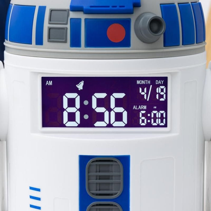EAN 5056577710588 - Paladone R2D2 Reloj despertador digital Azul, Blanco imagen 4
