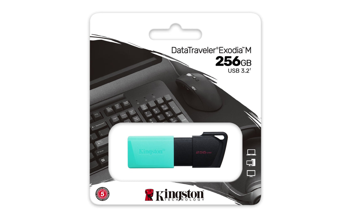 EAN 0740617326383 - Kingston Technology DataTraveler Exodia M unidad flash USB USB tipo A 3.2 Gen 1 (3.1 Gen 1) Negro, Turque imagen 6