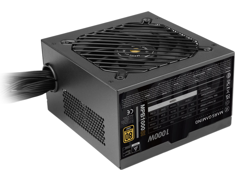 EAN 8435693110637 - Mars Gaming MPB1000SI unidad de fuente de alimentación 1000 W 24-pin ATX ATX Negro imagen 2