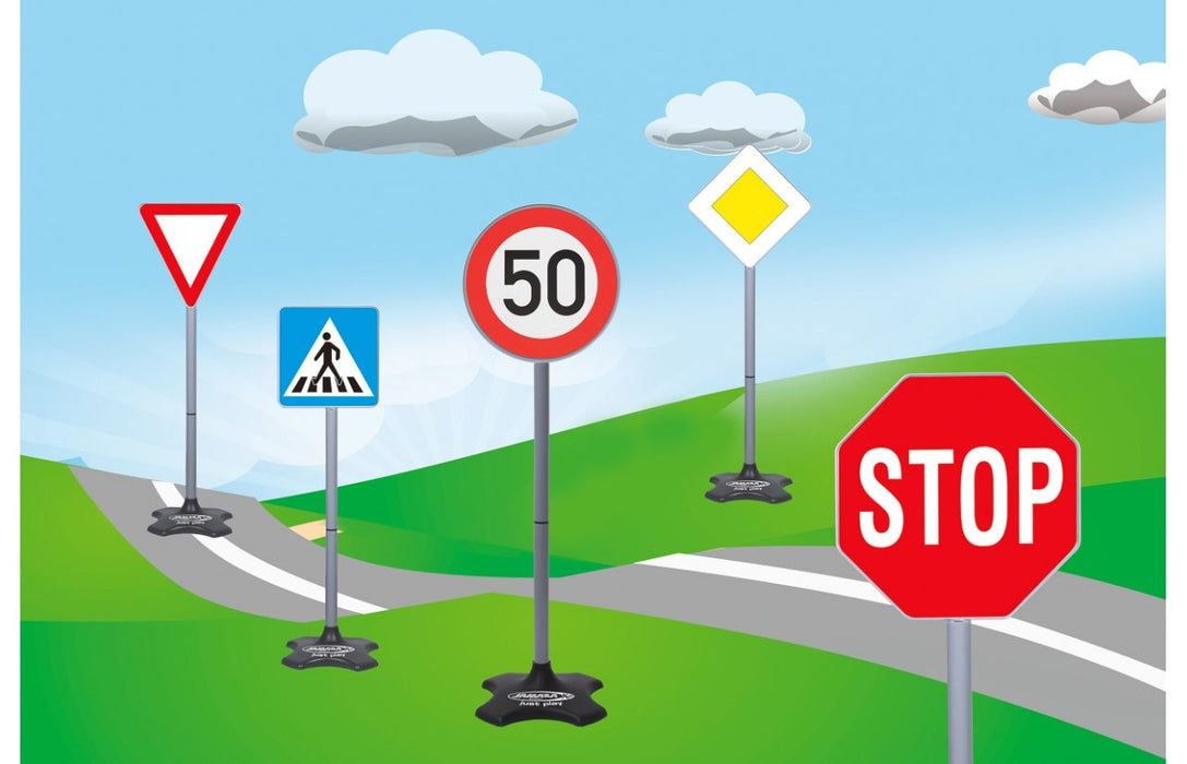 EAN 4042774439590 - Jamara 460257 accesorio para correpasillos o balancín infantil Juego de señales de tráfico de juguete imagen 2