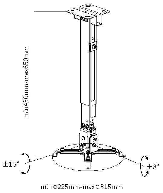 EAN 4015867197905 - Equip 650703 montaje para projector imagen 5