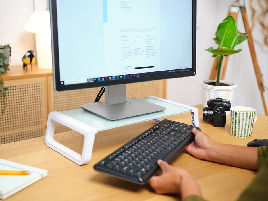 EAN 8713439253511 - Trust 25351 soporte para monitor Escritorio Transparente, Blanco imagen 6