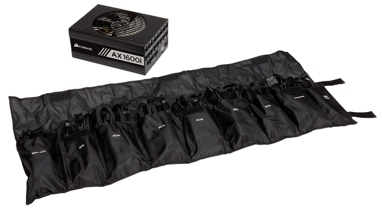 EAN 0843591050319 - Corsair AX Series AX1600i unidad de fuente de alimentación 1600 W ATX Negro imagen 10