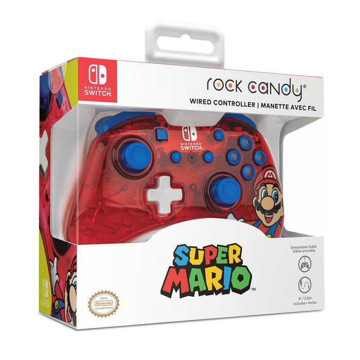EAN 708056068295 - PDP Rock Candy: Mario Punch Rojo, Translúcido USB Gamepad Analógico/Digital Nintendo Switch, Nintendo Swit imagen 8