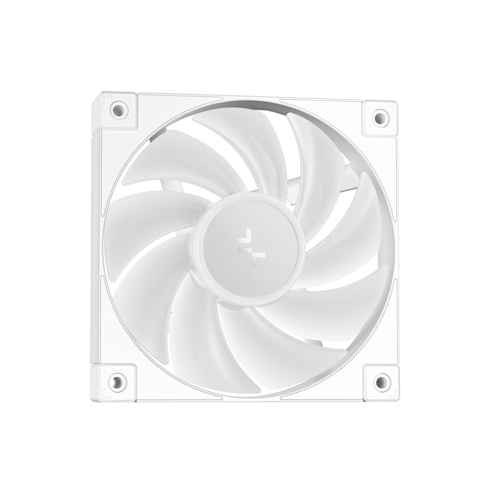 EAN 6933412729068 - DeepCool Mystique 240 WH ARGB Procesador Sistema de refrigeración líquida todo en uno 12 cm Blanco 1 piez imagen 3