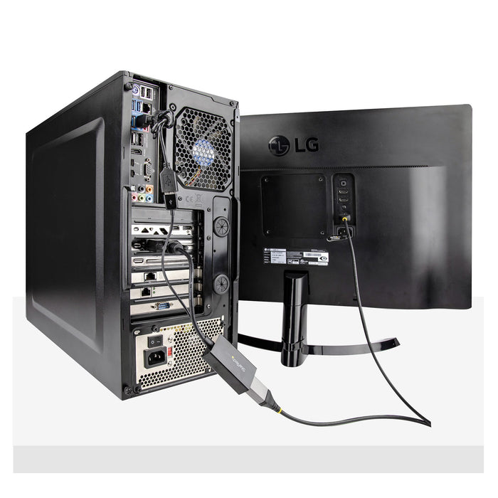 EAN 0065030875851 - StarTech.com DVI2DP2 adaptador de cable de vídeo 0,254 m Negro imagen 7