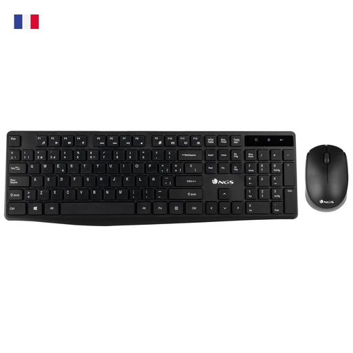 EAN 8435430618341 - NGS Allure Kit, AZERTY, FR teclado Ratón incluido Universal RF inalámbrico Francés Negro imagen 1