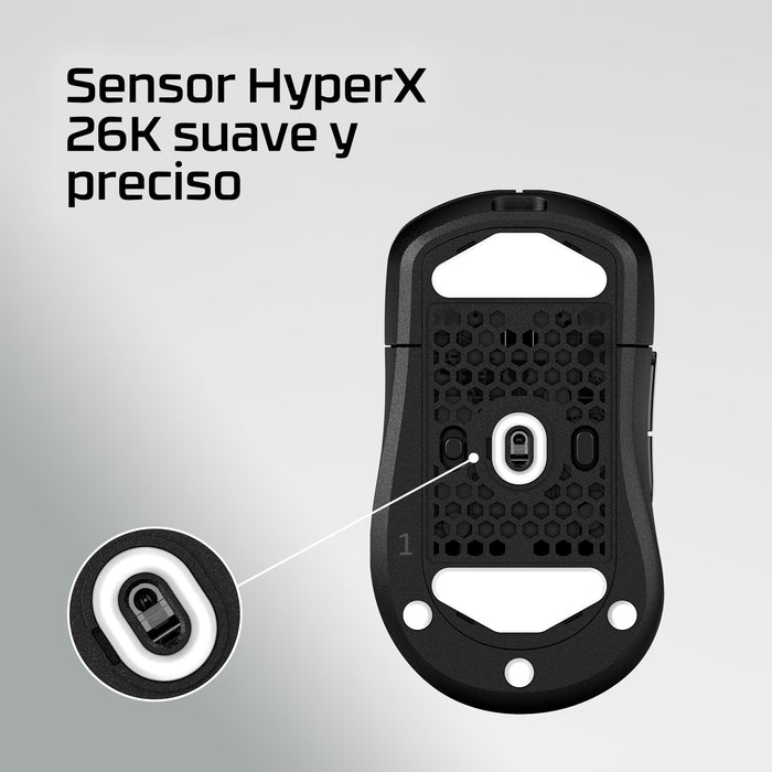 EAN 0198415001658 - HyperX Pulsefire Saga Pro Wireless Gaming Mouse ratón Juego Ambidextro RF Wireless + Bluetooth + USB Type imagen 4