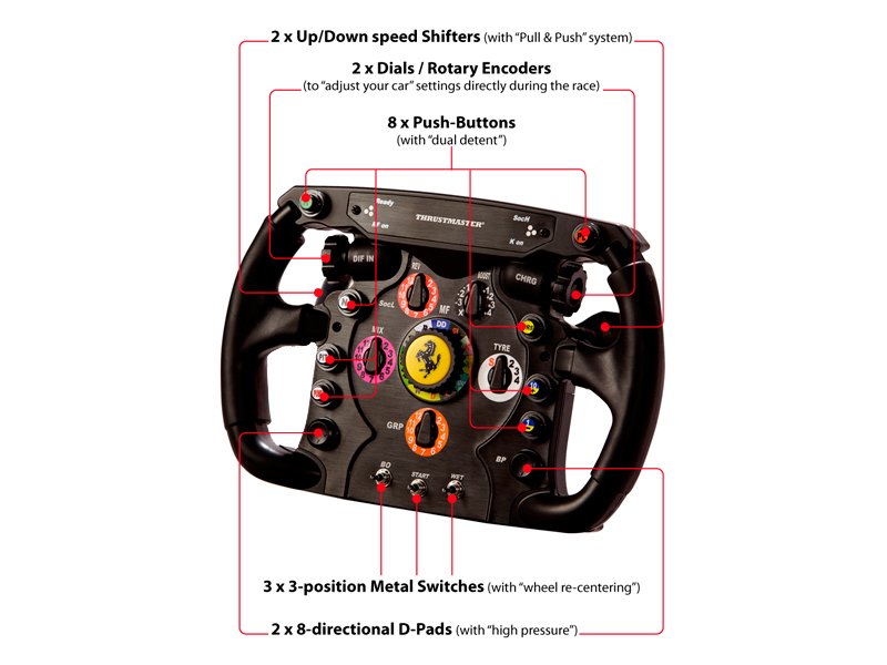 EAN 3362932914143 - Thrustmaster Ferrari F1 Negro RF Volante Analógico PC, Playstation 3 imagen 5