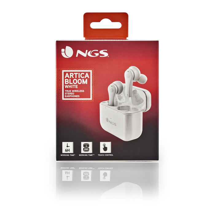 EAN 8435430620030 - NGS ARTICA BLOOM Auriculares Inalámbrico Dentro de oído Llamadas/Música USB Tipo C Bluetooth Blanco imagen 8