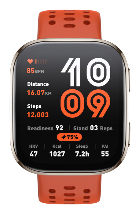 EAN 6970100377859 - Amazfit Bip 6 Red 5 cm (1.97") AMOLED Digital 390 x 450 Pixeles Pantalla táctil Oro GPS (satélite) imagen 3