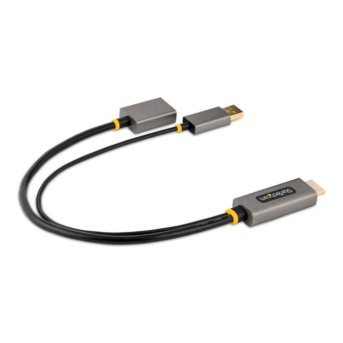 EAN 0065030897143 - StarTech.com 128-HDMI-DISPLAYPORT adaptador de cable de vídeo 0,3 m HDMI tipo A (Estándar) Negro, Gris imagen 2