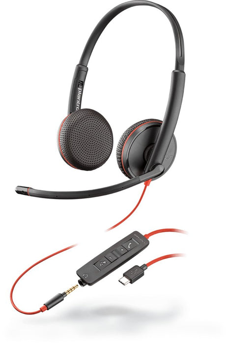 EAN 0017229173170 - Poly Blackwire C3225 Auriculares Alámbrico Diadema Oficina/Centro de llamadas USB Tipo C Negro imagen 1