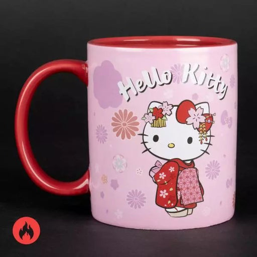 EAN 3328170019750 - Konix KIMONO - Hello Kitty tazón Rosa, Rojo Universal 1 pieza(s) imagen 2